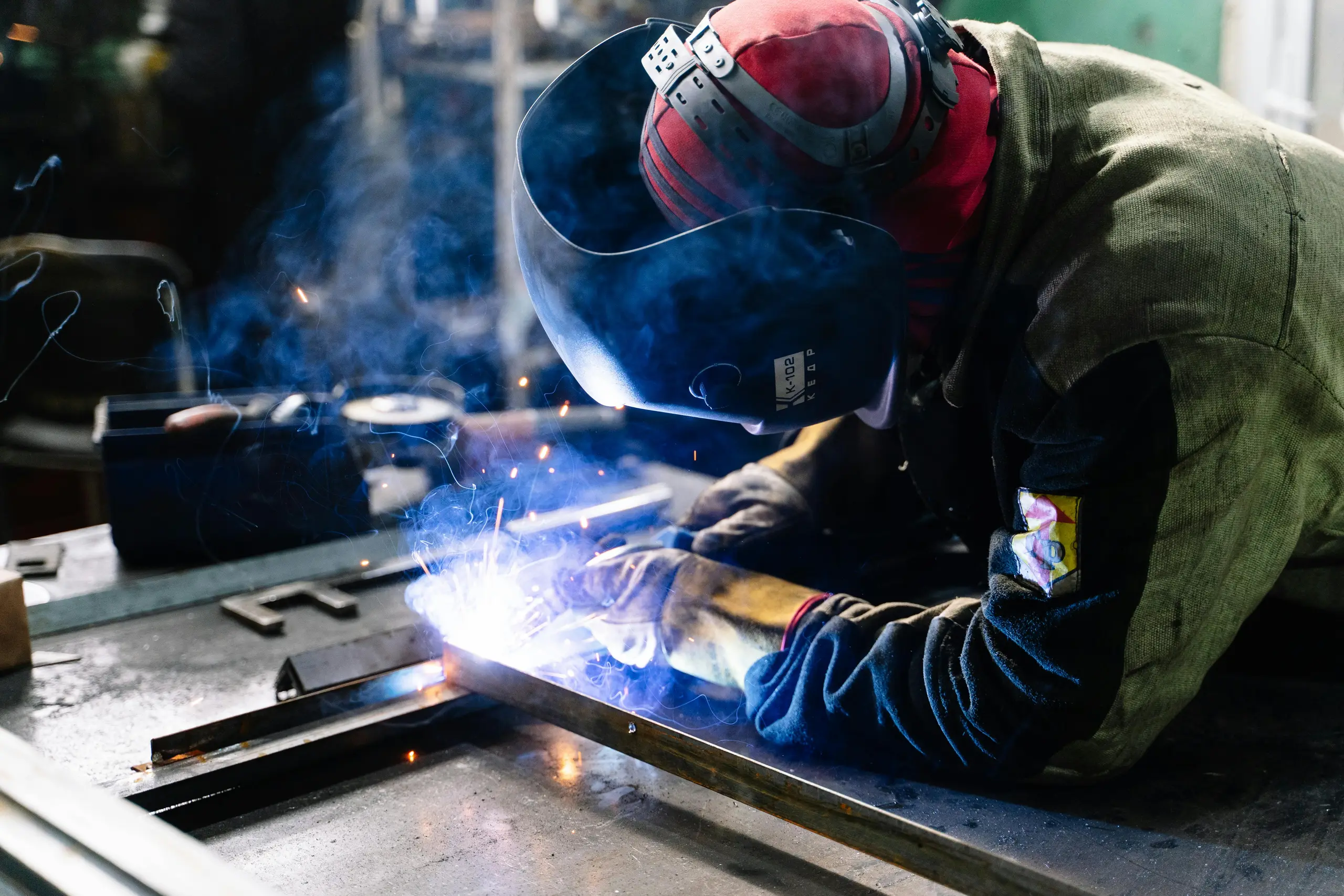 welding background - Welder Web Design
